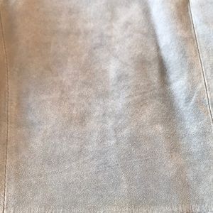 Powder blue suede zip up Charter Club collared jacket. Size M. Fully lined.